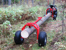 Log hauler rear support